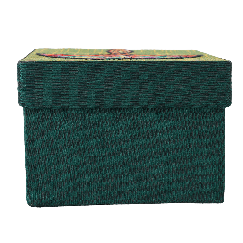 Indha Handcrafted Gift Box | Hand Embroidered Box | Diwali Gifting | Handmade Gifting