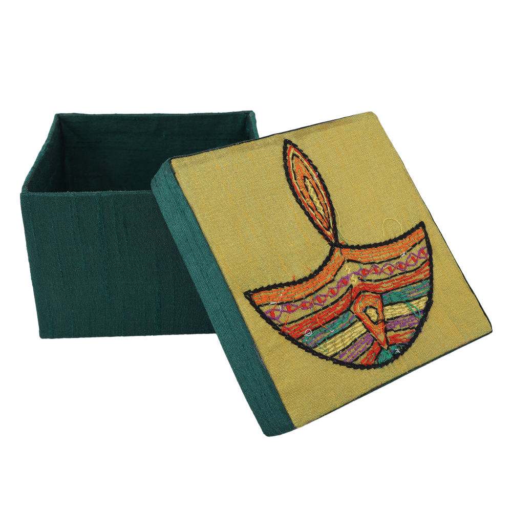 Indha Handcrafted Gift Box | Hand Embroidered Box | Diwali Gifting | Handmade Gifting