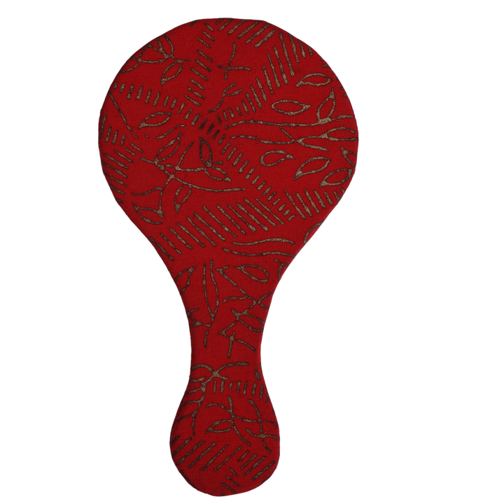 Indha Handcrafted Round Hand Held Mirror |Hand Block Printed Hand | Makeup |Travelling |Salon Mirror | Decorative Mirror |Wedding Gift