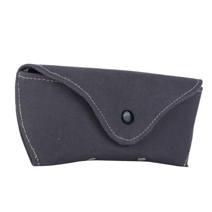 Indha Grey Cotton Canvase Eyewear Case| Handmade Eyewear Case | Gifting | Travel Utility | Travel Accessory | Sunglasses Case | Spectacles Case | Eyewear Accessory