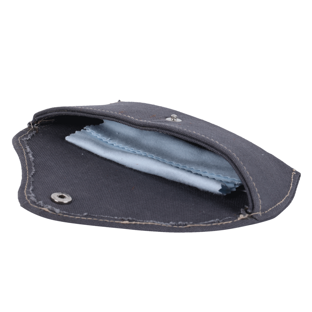 Indha Grey Cotton Canvase Eyewear Case| Handmade Eyewear Case | Gifting | Travel Utility | Travel Accessory | Sunglasses Case | Spectacles Case | Eyewear Accessory