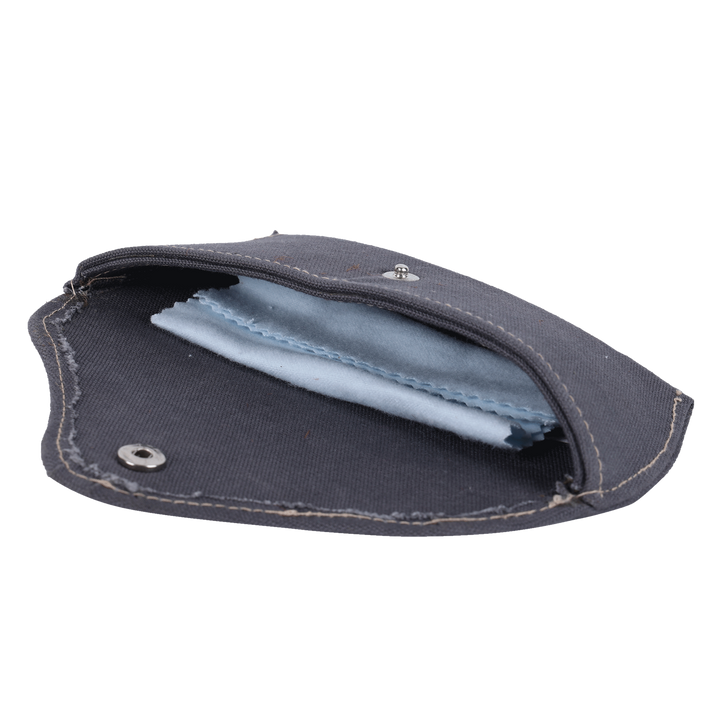 Indha Grey Cotton Canvase Eyewear Case| Handmade Eyewear Case | Gifting | Travel Utility | Travel Accessory | Sunglasses Case | Spectacles Case | Eyewear Accessory