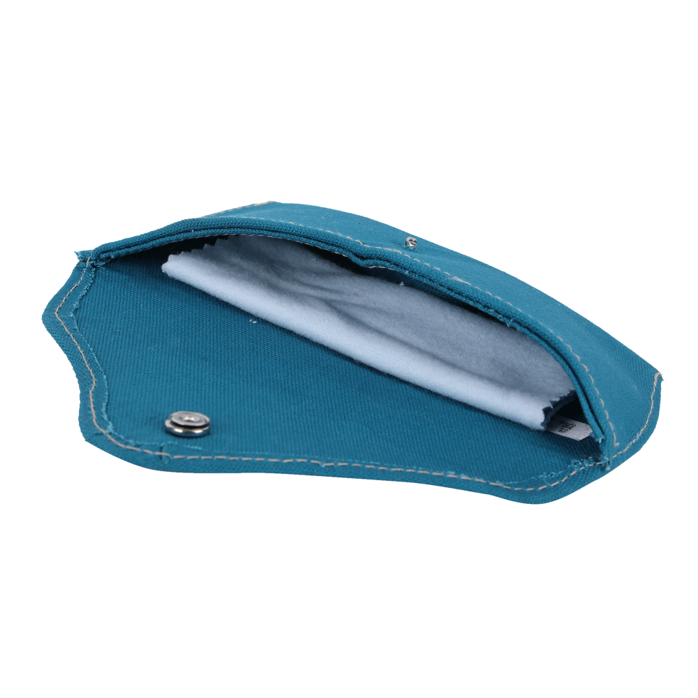 Indha Blue Cotton Canvas Eyewear Case| Handmade Eyewear Case | Gifting | Travel Utility | Travel Accessory | Sunglasses Case | Spectacles Case | Eyewear Accessory