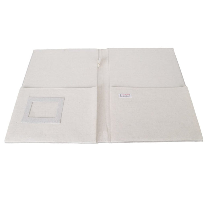 Indha African Zebra Print Cotton File Folder | Eco-Friendly Office Accessory | Trendy Zebra Motif | Cotton File Folder | Perfect for Corporate and Gifting | Cool Zebra Shades Cotton File Folder | Ideal for Office Use