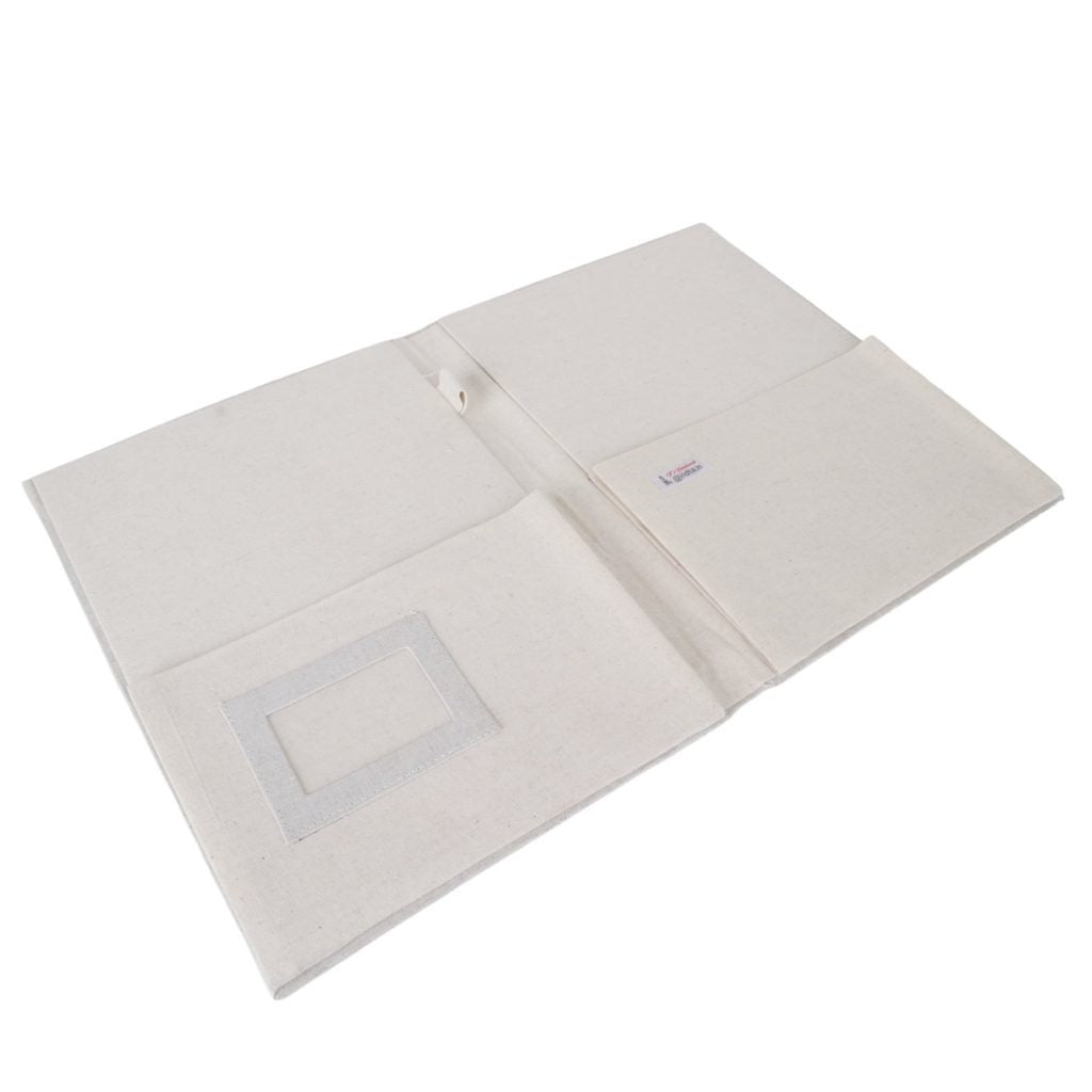 Indha African Zebra Print Cotton File Folder | Eco-Friendly Office Accessory | Trendy Zebra Motif | Cotton File Folder | Perfect for Corporate and Gifting | Cool Zebra Shades Cotton File Folder | Ideal for Office Use