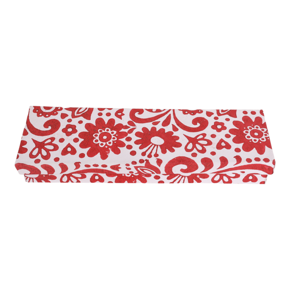 Indha Hand-Embroidered Lord Ganesh Motif Scroll – A Sacred and Exquisite Artwork in a Handcrafted Gift Box, Ideal for Blessings, Home Decor, and Spiritual Gifting.