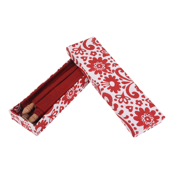 Indha Hand-Embroidered Dance of Grace Scroll – A Timeless Art Piece in a Handcrafted Gift Box, Perfect for Celebrations, Gifting, and Traditional Decor.