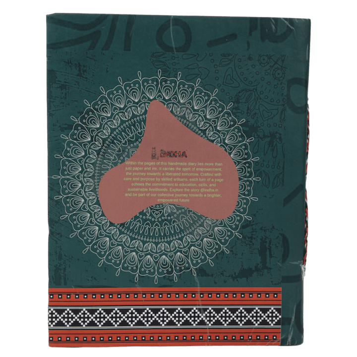 Indha Handcrafted Diary | Travel Journal Diary | Camel Print Diary | Sustainable Diary | Recycled Paper Diary | Eco-Friendly | Gifting | Corporate Gifting Diary | Office Employee Gifting | Set Of 30 Pages Diary |