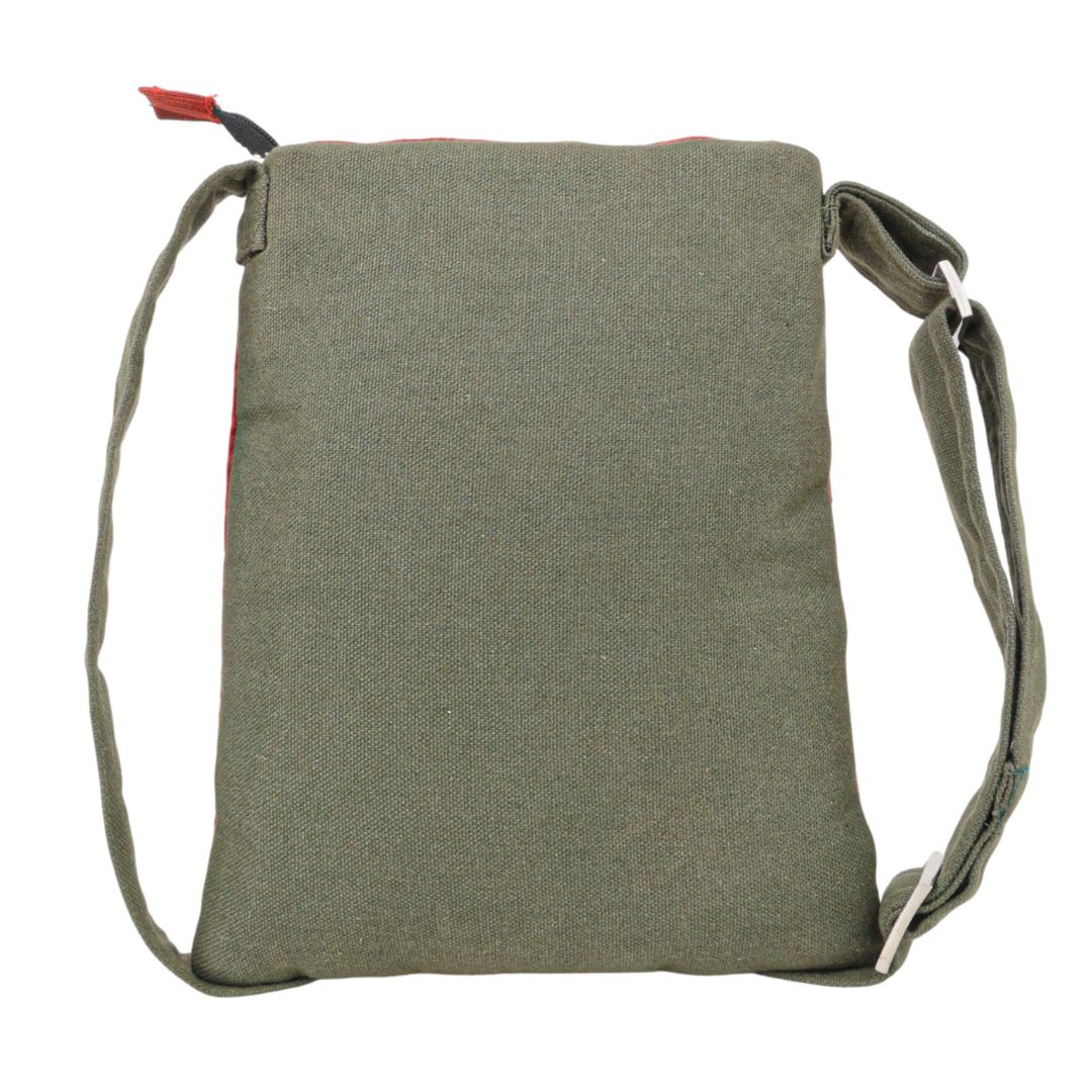 Handmade Embroidered Sling Bag | Quirky House & Tree Motif | Everyday Crossbody