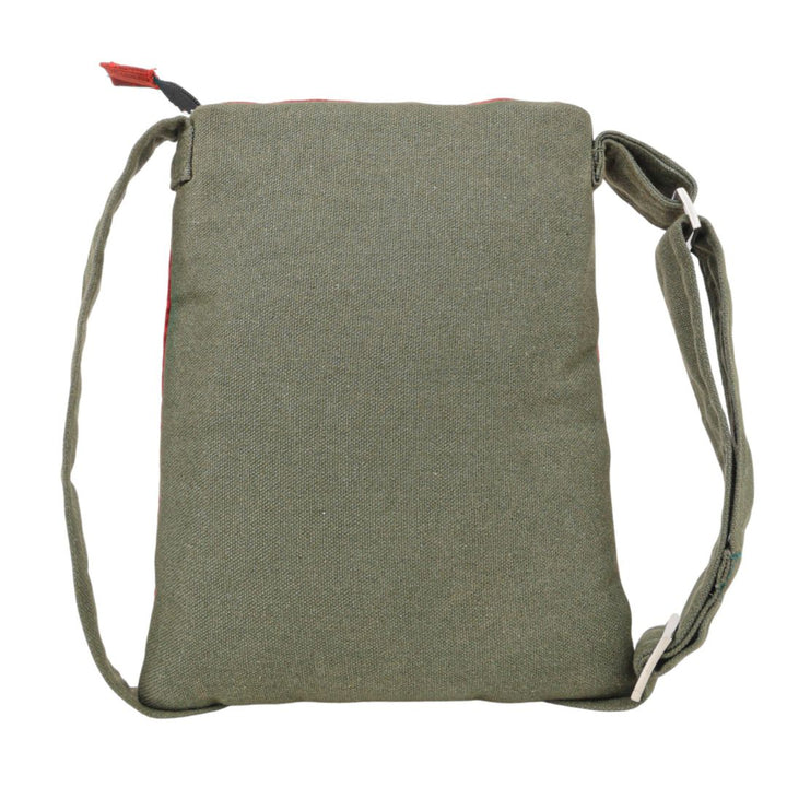 Handmade Embroidered Sling Bag | Quirky House & Tree Motif | Everyday Crossbody