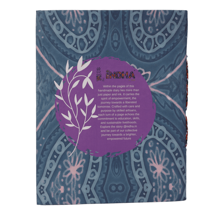 Indha Handcrafted Diary | Journal Diary | Maa Durga Print Diary | Sustainable Diary | Recycled Paper Diary | Eco-Friendly | Gifting | Corporate Gifting Diary | Office Employee Gifting |