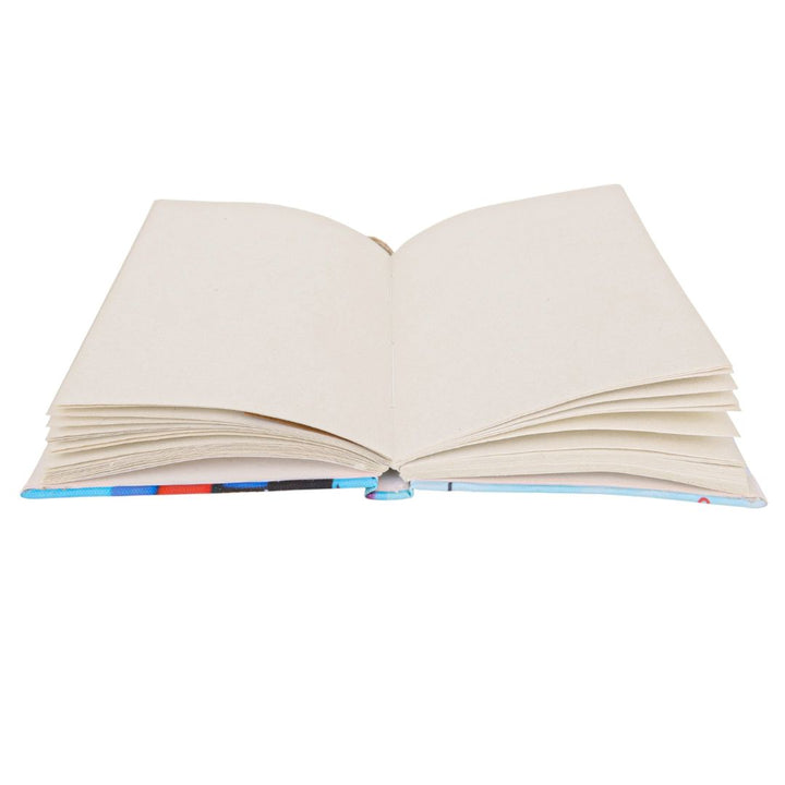 Handmade Recycled Paper Diary | Abstract Art Face Illustration | Eco-Friendly Biodegradable Journal