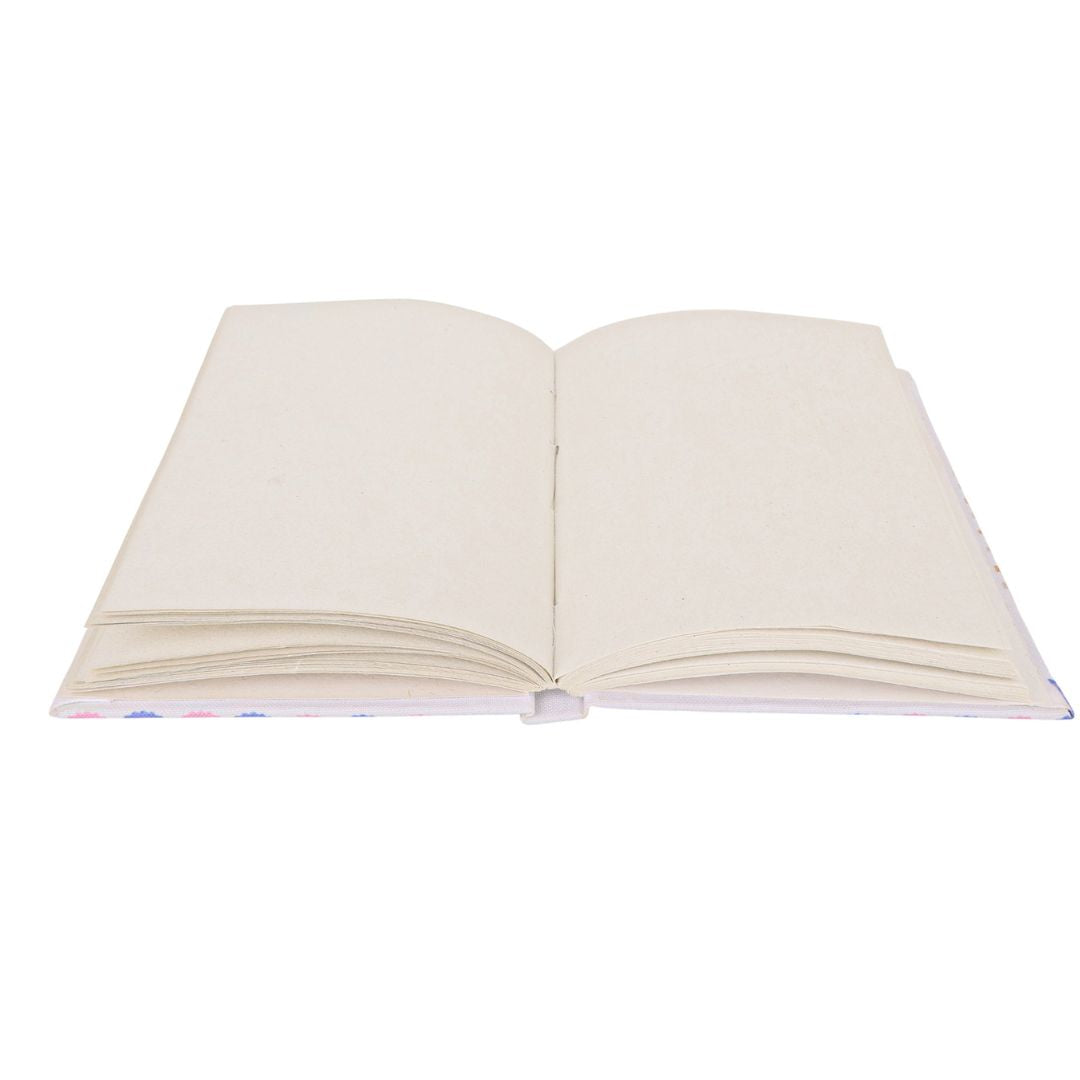 Handmade Recycled Paper Diary | Japanese Samurai Warrior Illustration | Eco-Friendly Art Journal