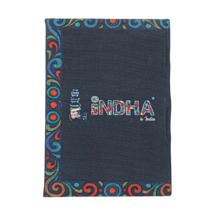 Handmade Recycled Paper Diary | Tulip Folk Art Cover | Eco-Friendly Notebook