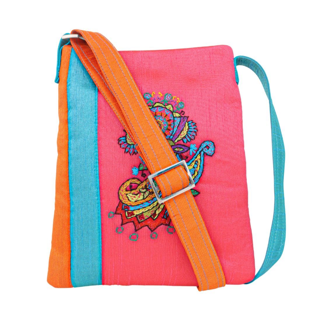 Quirky handmade sling bag for women