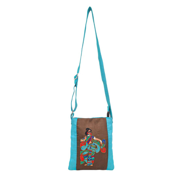 Iacndian folk art embroidered crossbody