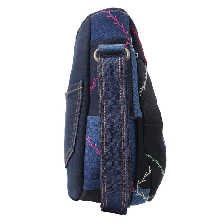 Eco friendly denim sling bag for daily use