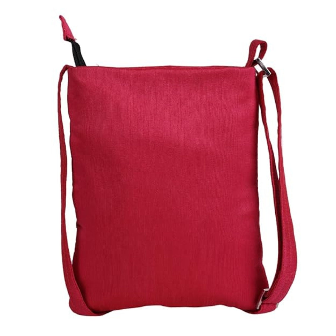 Handmade kids sling bag for girls full view