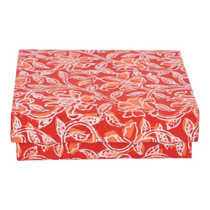 Indha Hand Painted Multicolor Wooden Coasters | Pack of 6 |Living Room Decor | Christmas Gifts | Mitten Doodle Art | Gifts | Company Gifting