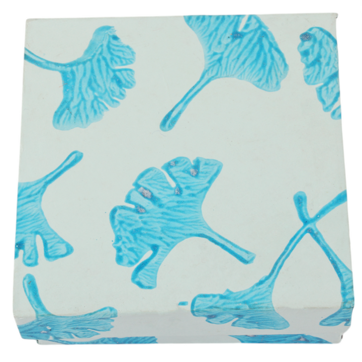 Indha Hand-Painted Wooden Coaster Set – Set of 6 | 4x4 inch | Repurposed Wood | Quirky “Do Your Thing” Handwritten |Painted | Eco-Friendly Gift