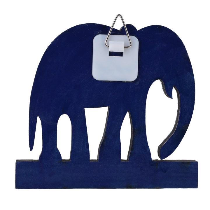 Indha Handcrafted Key Holder | Elephant Design Key Holder| Multicolor Key Holder | Reprocessed Wood Key Holder | Handmade | Handpainted Key Holder | Home Décor | Office Utility | Home Utility |