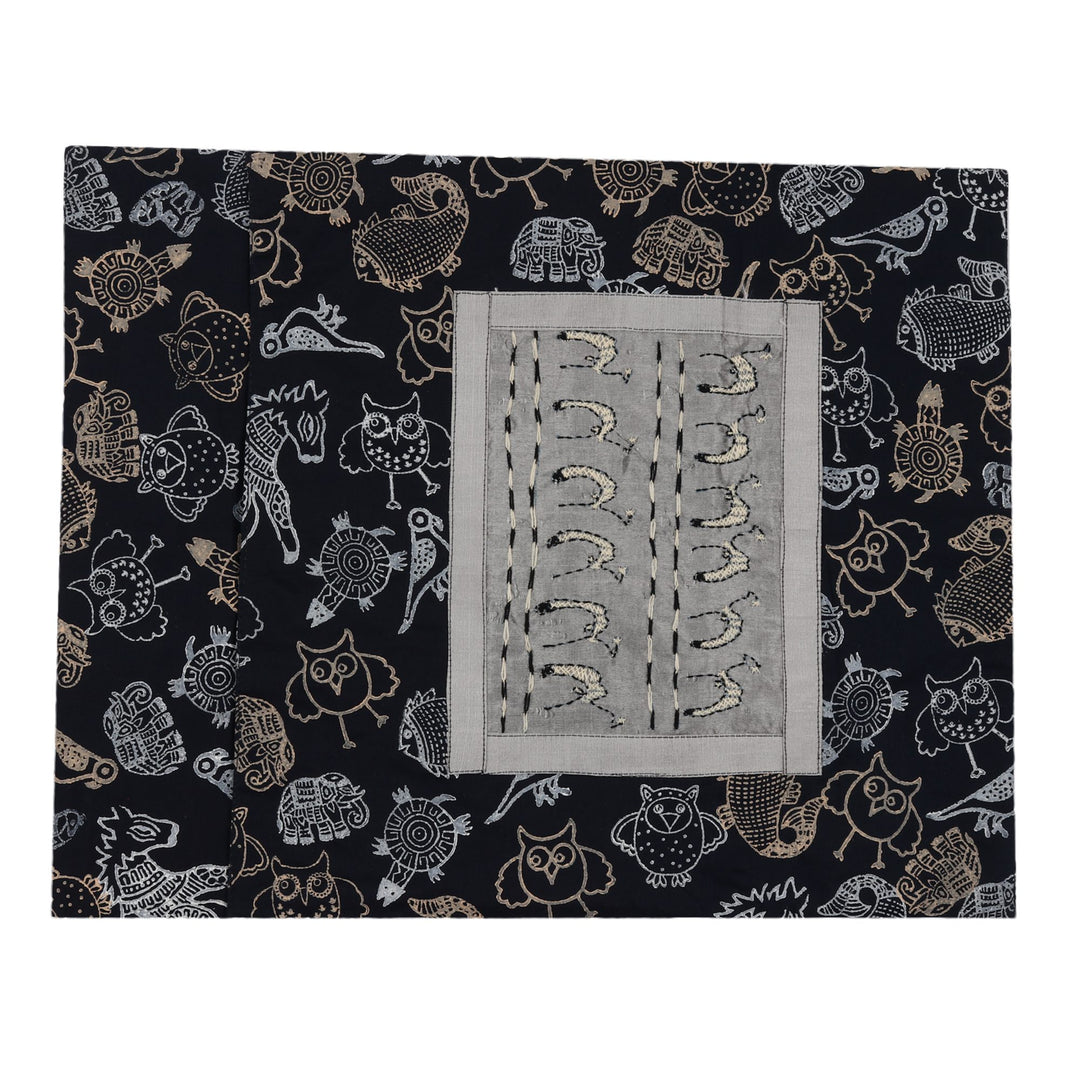 16" Cotton Hand Block Printed Cushion Covers Set of 2