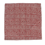 Indha Block Printed Cushion Cover Geometric-Print  | 16X16 Inches Cushion Cover | Throw Cushion Covers | Home Decor | Home Furnishing | Corporate Gifting | Set of 2 Cushion Covers