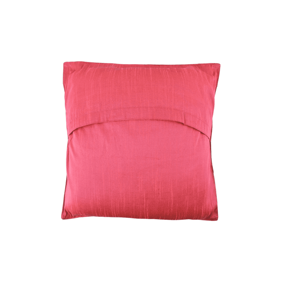 Indha Hand Embroidered Cushion Cover Horse Embroidery | Dupion Silk Cushion Cover |  Corporate Gifting | Home Furnishing | Home Improvement | Home Decor | Set of 2,16x16 Inches Cushion Cover