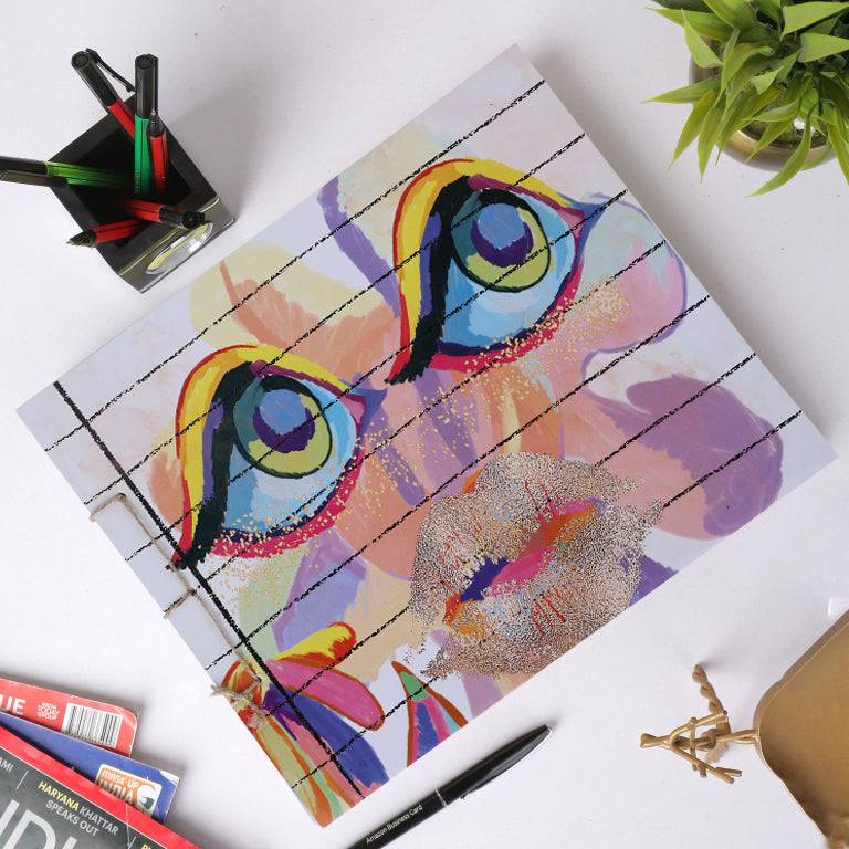 Indha Handcrafted Drawing Book Standard Size | Plain Sketch Pad For Kids Students And Artists | 25 White Blank Unruled Sheets | 22.0 X 27.0 Cm | Soft Cover Drawing Copy | Sketching Coloring Painting |