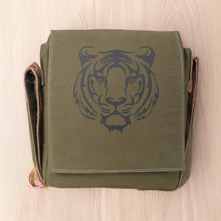 Indha Sling Bag for Men | Side Bag | Messenger Bag | Small Shoulder Bag for Men | Cross Body Bag for Travel Casual, Green