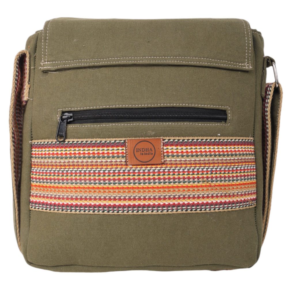 Indha Sling Bag for Men | Side Bag | Messenger Bag | Small Shoulder Bag for Men | Cross Body Bag for Travel Casual, Green