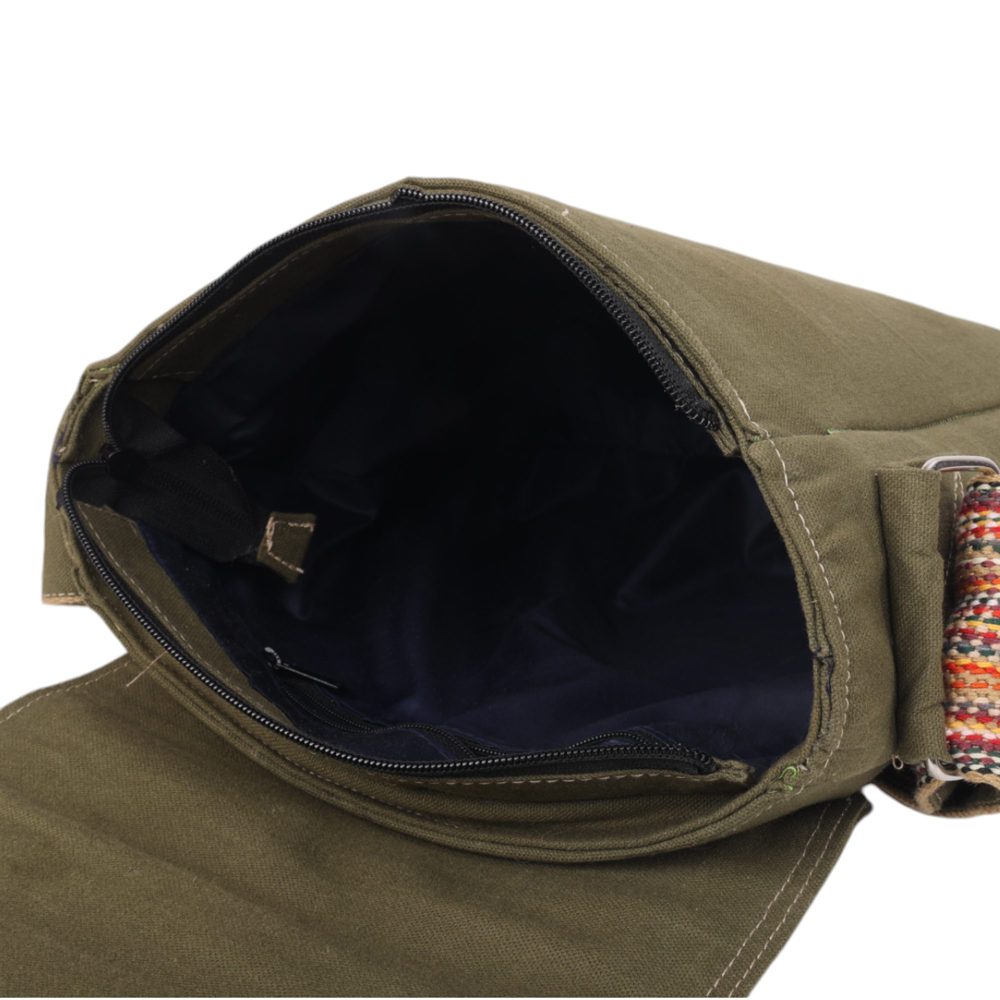 Indha Sling Bag for Men | Side Bag | Messenger Bag | Small Shoulder Bag for Men | Cross Body Bag for Travel Casual, Green