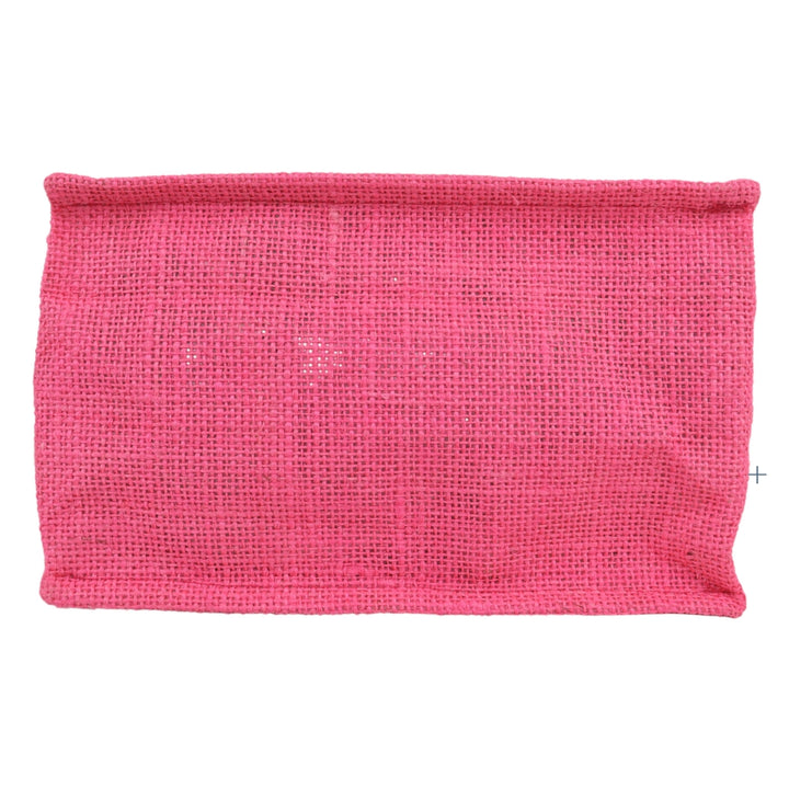 Indha Hand-Embroidered Jute Two-Bottle Carrier (Fits 750 ml) | Thermos + Water Bottle | Wine Gift Bag