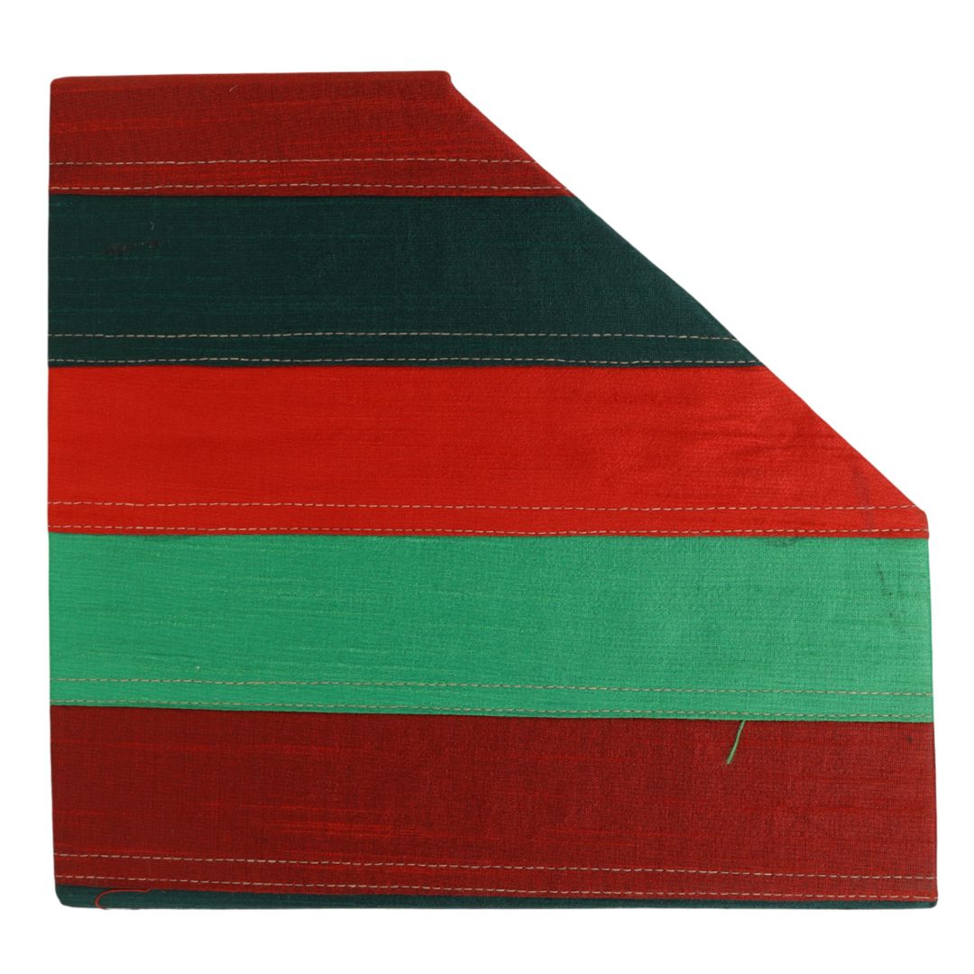 Indha Handmade Desk Organizer | Foldable Magazine Holder | Hand Embroidered Clown Motif | Gift for Kids & Employees