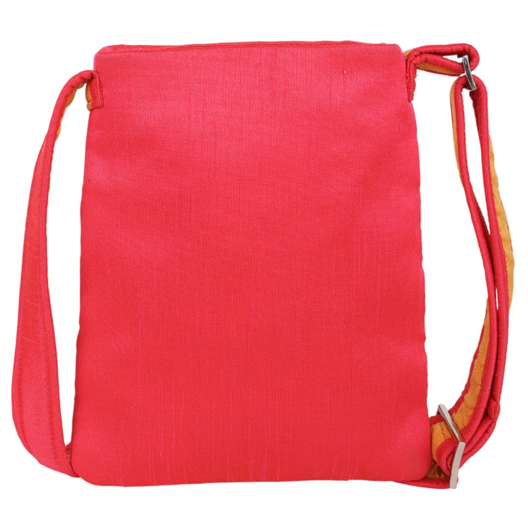 Indha Handcrafted Sling Bag | Twin Horses Hand Embroidered Design | Gift for Her