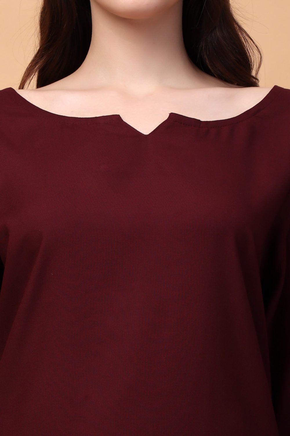 Indha Maroon Colour Coord Set for Women Fashion for Any Occasion  | Comfortable Cotton Sleepwear