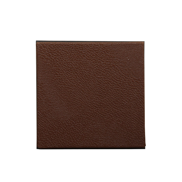 Indha Owl Design Chain Stitch Handcrafted Embroidered On Sky Blue Dupion Silk Wooden Glass Coaster Set | Set Of 2 Glass Coaster | Hand Embroidered Utility Décor | Home Utility | Gifting | Corporate Gifting | Handcrafted Décor |Dining Utility | Gift Item