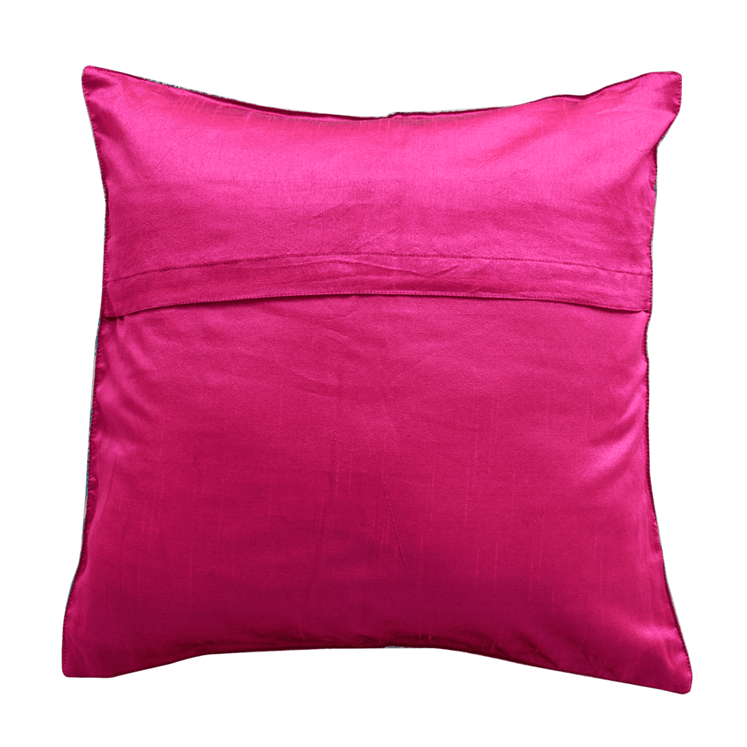 Cotton Hand Block Print Face Patch 18" Cushion Covers Set of 2