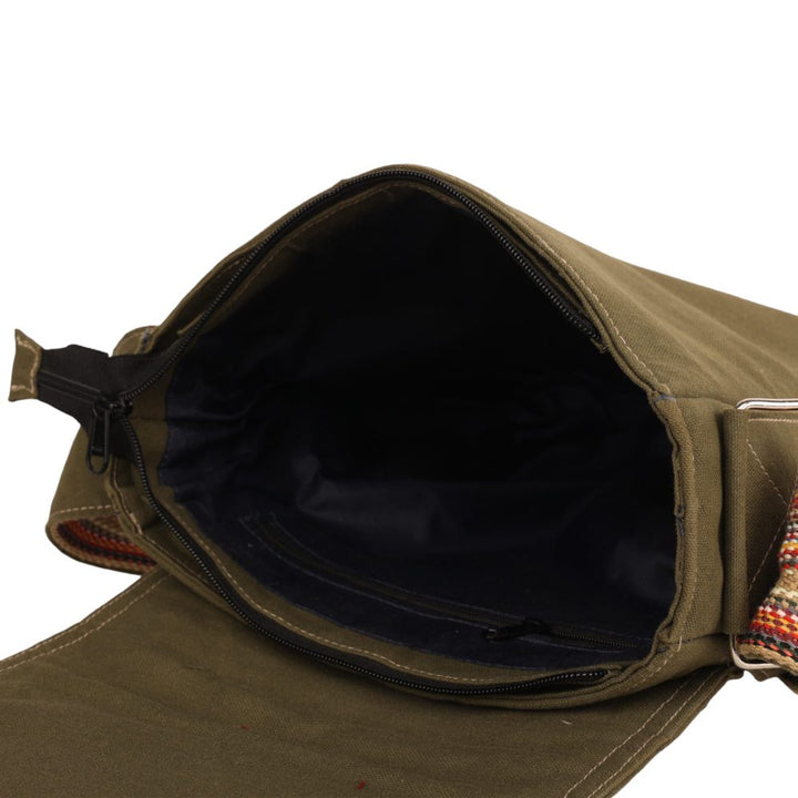 Indha Sling Bag for Men | Side Bag | Messenger Bag | Small Shoulder Bag for Men | Cross Body Bag for Travel Casual, Brown