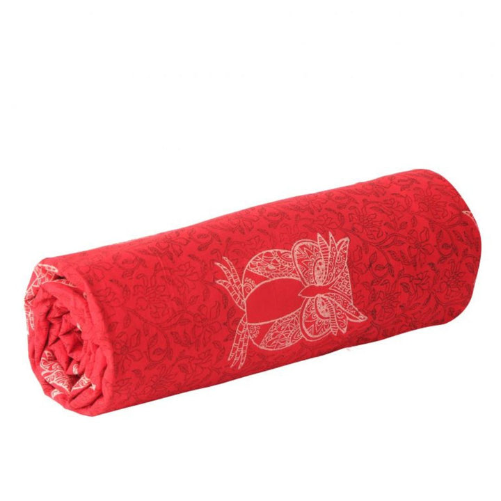 INDHA Owl Design Block Printed Cotton Fabric