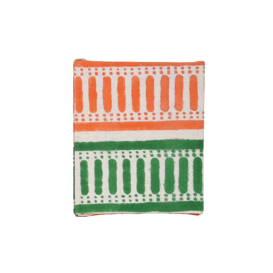 INDHA Tricolour Pen Stand | Independence Day Gift | Republic Day Gift | Sustainable Pen Stand| Cotton Pen Stand | Reprocessed Wood Pen Stand |