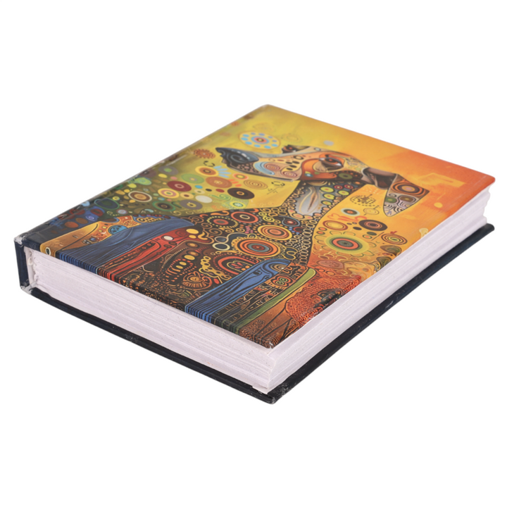 Indha Small Diary – Dog Print | Recycled Handmade Paper | Eco-Friendly Notebook (13 x 9.7 cm)