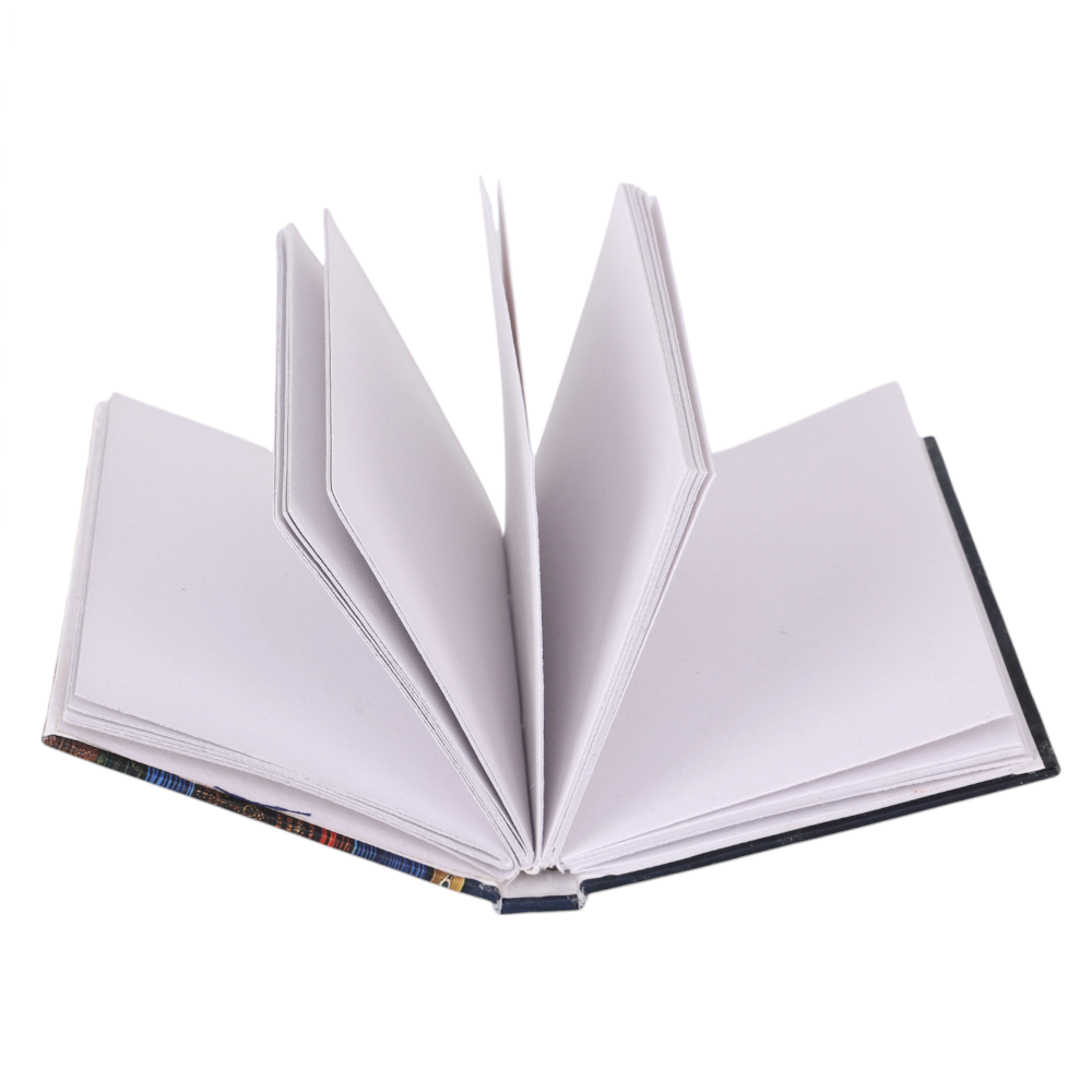 Indha Small Diary – Dog Print | Recycled Handmade Paper | Eco-Friendly Notebook (13 x 9.7 cm)