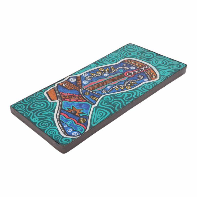 Indha Hand-Painted Wall Art | Eco-Chic Décor | Repurposed Wood Wall Painting | Crafty Boot Wall Art | Handcrafted Home Décor | Hand painted Wooden Wall Art | Decorative wall painting | Ecofriendly wall art|Festive Gifting|