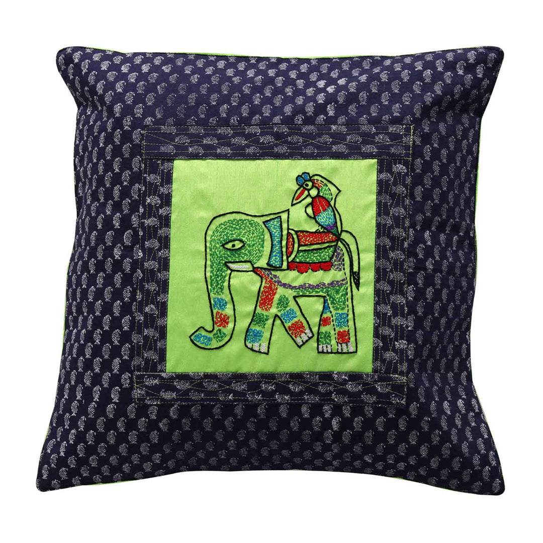 16" Hand Embroidered Decorative Cushion Covers Set of 2