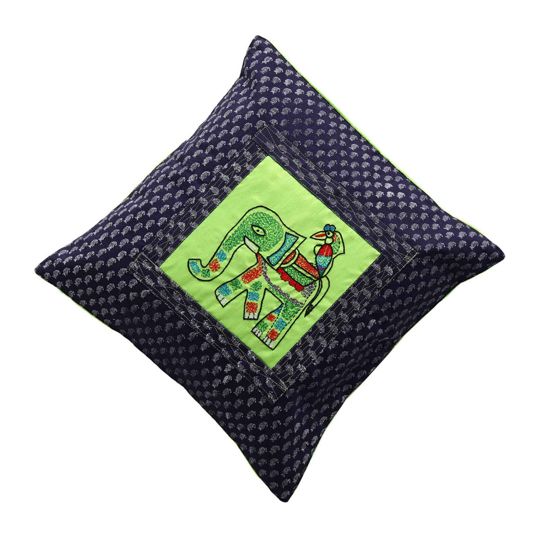 16" Hand Embroidered Decorative Cushion Covers Set of 2