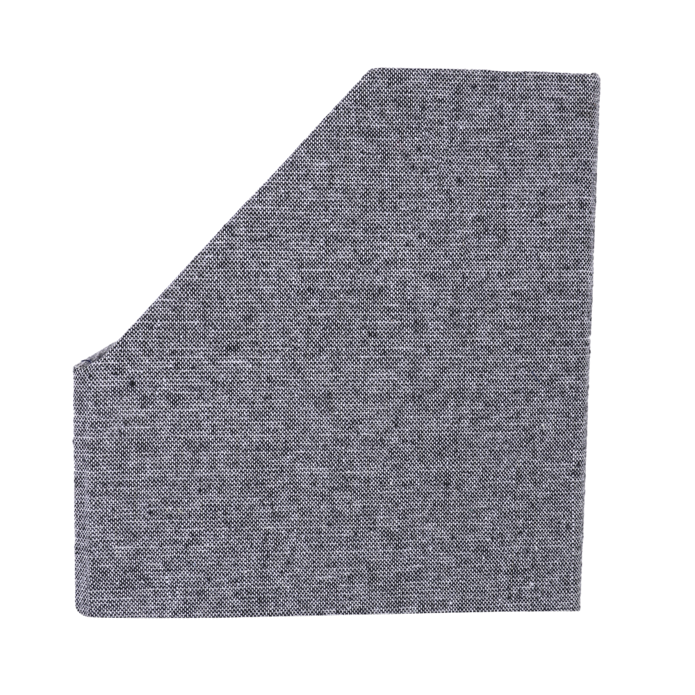 INDHA Handcrafted Magazine Holder | Grey Dupion Silk Magazine Holder | Hand Embroidered Chain Stitch Work Multicolor Robot Design | Hand Embroidered Magazine Holder | Foldable Magazine Holder |