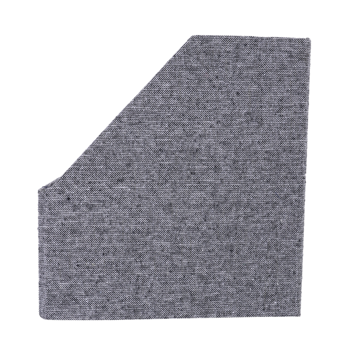 INDHA Handcrafted Magazine Holder | Grey Dupion Silk Magazine Holder | Hand Embroidered Chain Stitch Work Multicolor Robot Design | Hand Embroidered Magazine Holder | Foldable Magazine Holder |