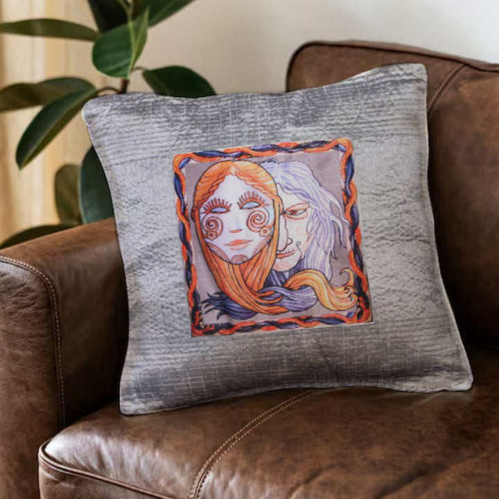 Digital Print Ethnic Cushion Covers Set of 2