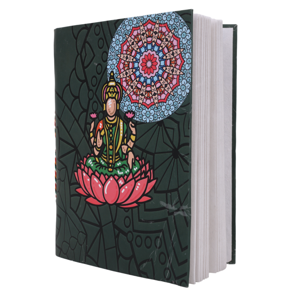 Indha Handcrafted Diary | Travel Journal Diary | Rajasthani-Man Print Diary | Sustainable Diary | Recycled Paper Diary | Eco-Friendly | Gifting | Corporate Gifting Diary |